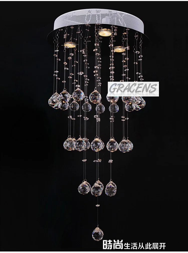 

K9 Crystal Pendant Lamp with OSRAM GU10 bulbs at Low Price, Free Shipping (SLDC036)