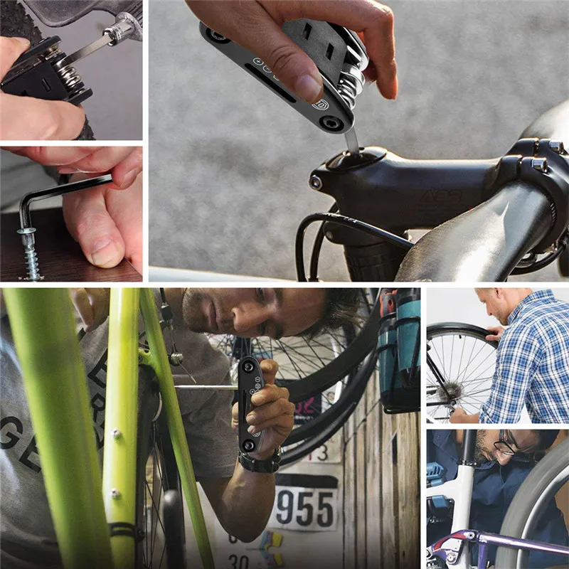 Инструменты для ремонта велосипеда горный велосипед велосипеды ремонтный набор инструментов портативный с 16 в 1 отвертка шестигранный