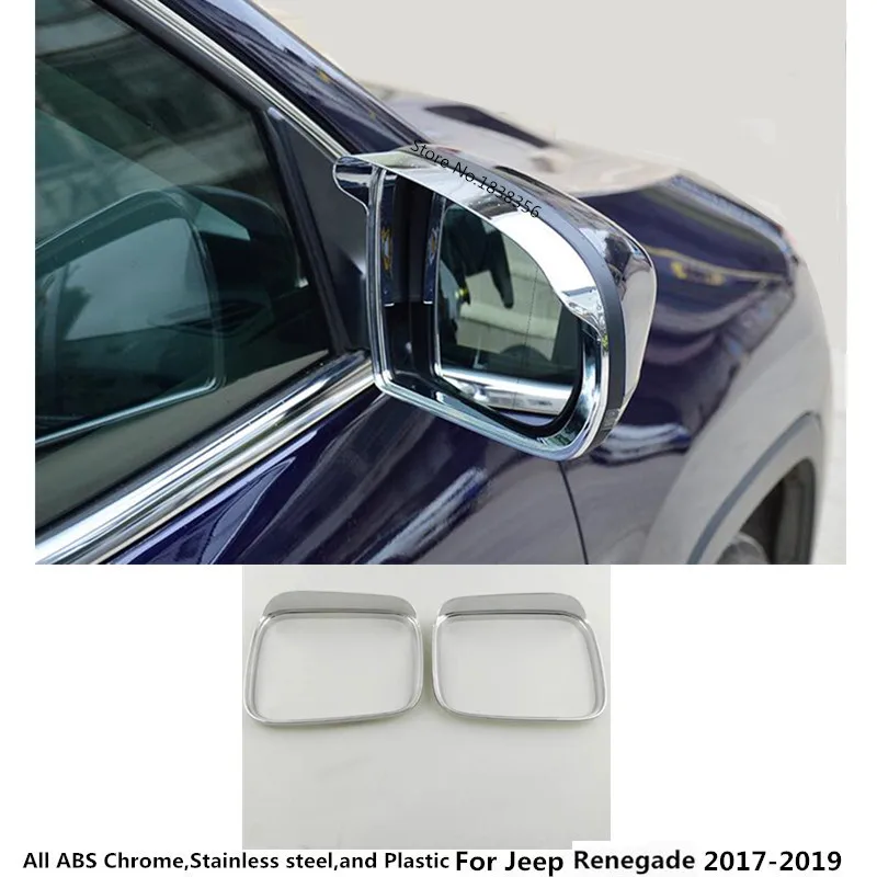 For Jeep Renegade 2017 2018 2019 car body stick rear Rearview glass