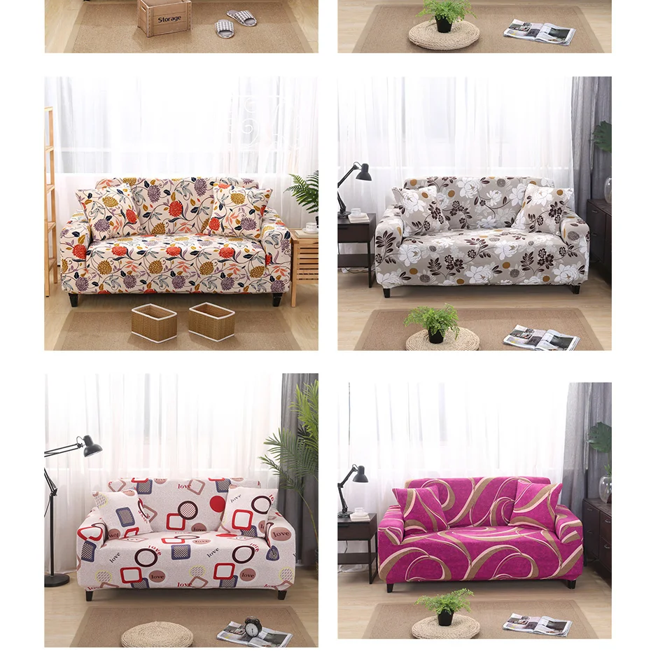 Европейский стиль, цветочный чехол для дивана, плотная накидка, универсальный эластичный чехол для дивана, кресло, секционный диван, чехлы для дивана, протектор мебели