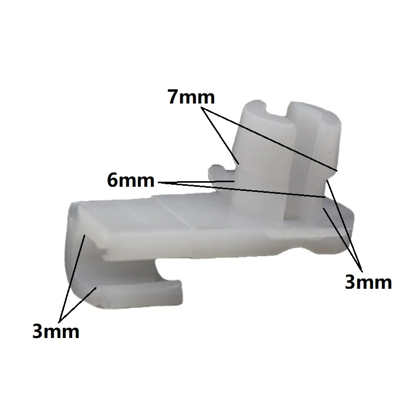 KE LI MI авто зажим для дверного замка клип крепежи белый нейлон