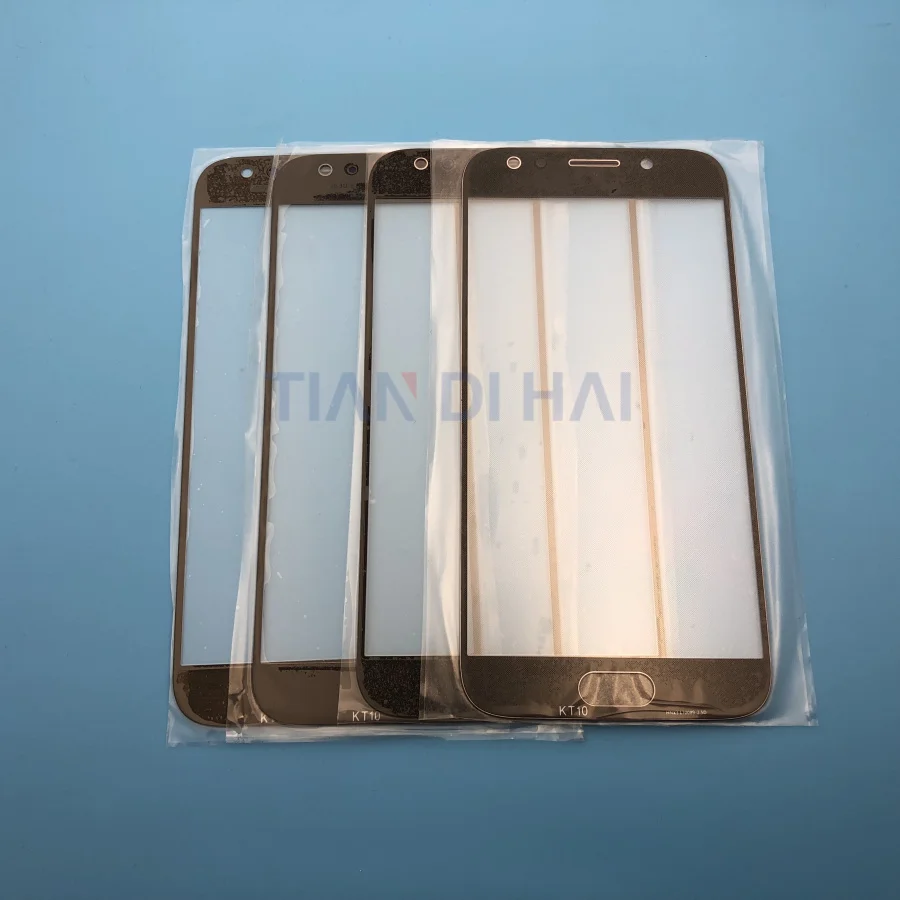 Передняя внешняя стеклянная крышка для объектива Замена Samsung Galaxy J5 J7 J3 2017 J530 J530F