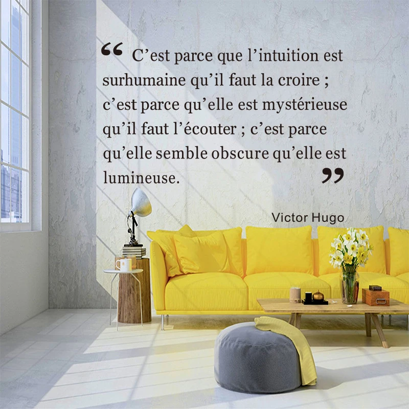 

Personalized French reference vinyl wall sticker sticker mural family wall stickers home decoration house decoration DZ104