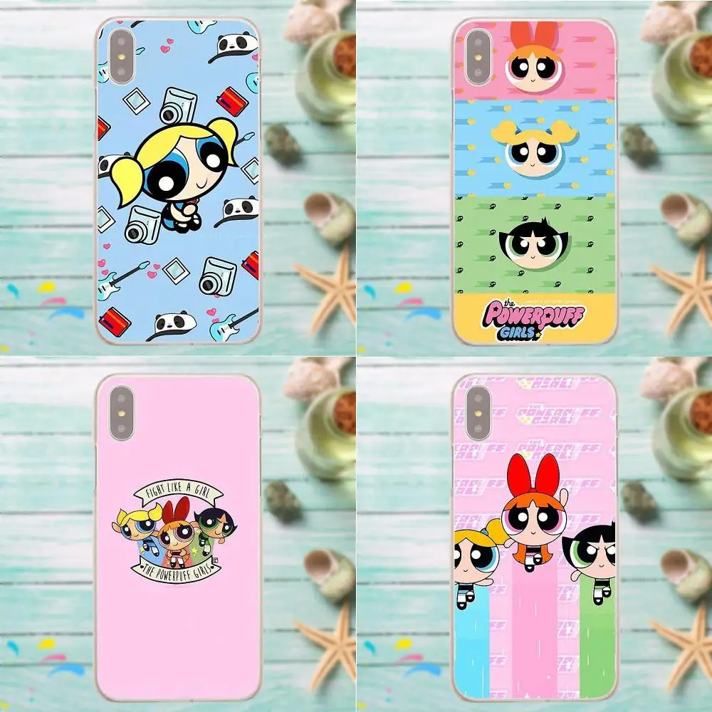 

Soft TPU Phone Cases Covers For Samsung Galaxy Note 5 8 9 S3 S4 S5 S6 S7 S8 S9 S10 mini Edge Plus Lite Powerpuff Girls