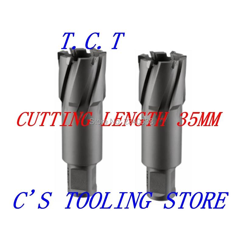 3PCS/lot hot sell 24mm TCT hole annular cutter tools 35mm cutting length with weldon free