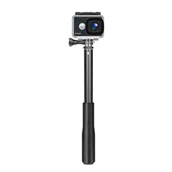 Регулируемый Алюминий палка для селфи монопод для GoPro Hero 7 6 5 черный, серебристый цвет сеанса Xiaomi Yi 4 K Sjcam Sj4000 действие Камера