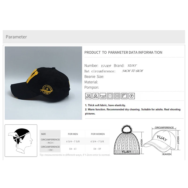 YIJAY 5 lavado denim snapback caps otoño letra W del algodón nuevos hombres mujeres gorra de béisbol sunblock beisbol casquette