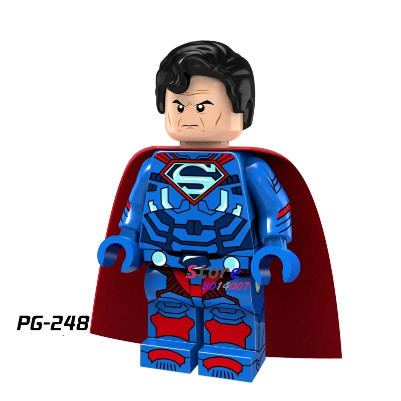 

Single super heroes marvel dc comics Young Justice League Superman building blocks models bricks toys for children kits