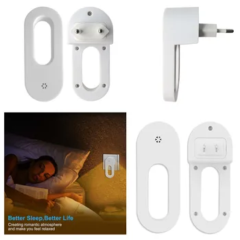 

Hot sale Auto Night Lamp Mini LED Night light Built-in Light Sensor Control Light Wall Lamp For Baby Kids Bedroom EU/US Plug