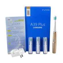 Lansung A39Plus заряжаемая электрическая зубная щетка, Беспроводная зарядка, ультра звуковая электрическая зубная щетка, зубная щетка, гигиена полости рта