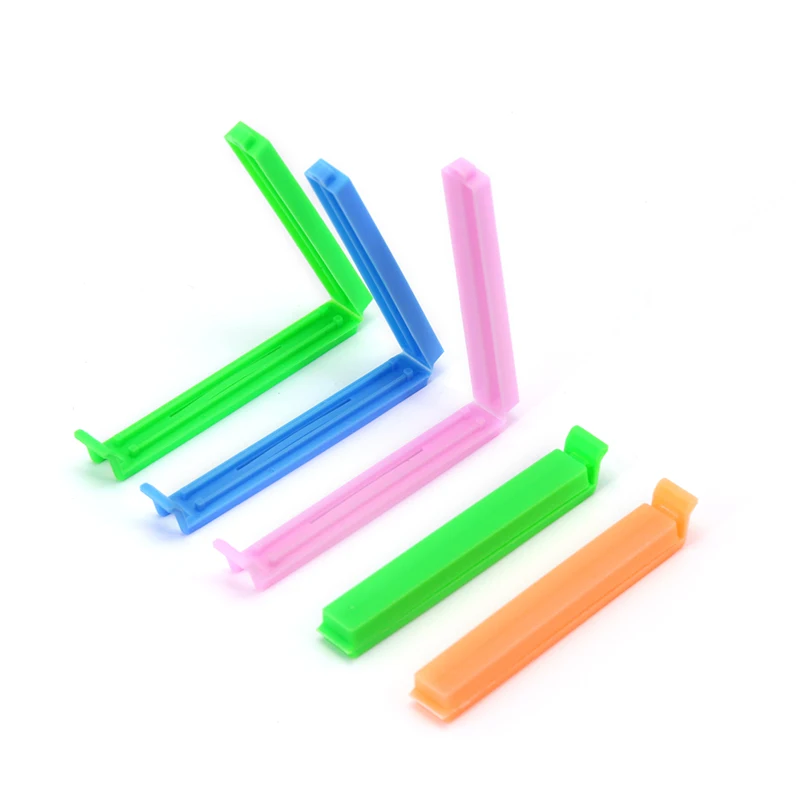 5 PCS Food Portable Clips Snack Storage Seal Bag Sealer Clamp Plastic