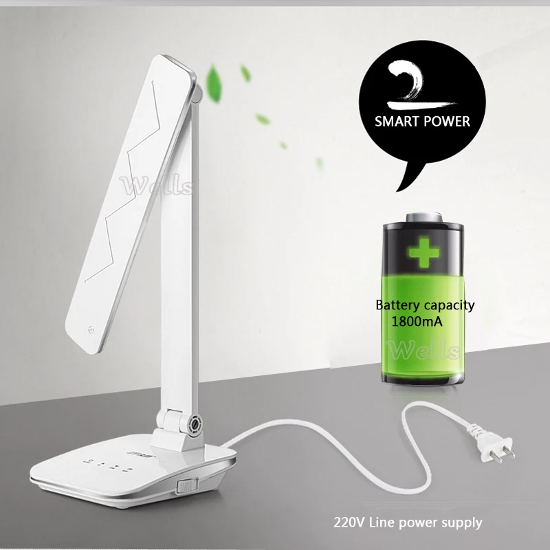  Rechargeable led Table Lamp Portable foldable led Desk Light color temperature changeable with touc