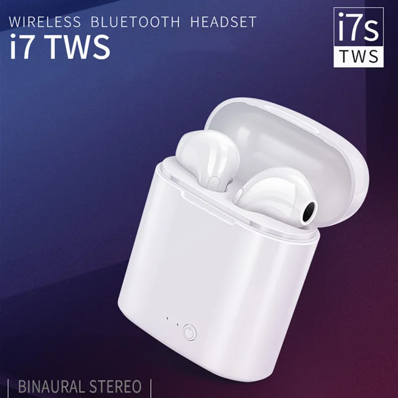 i7s TWS Wireless Bluetooth Earphones In-Ear Music Earbuds Set Stereo With Charging Box Sports Headsets For All Smart Phone8