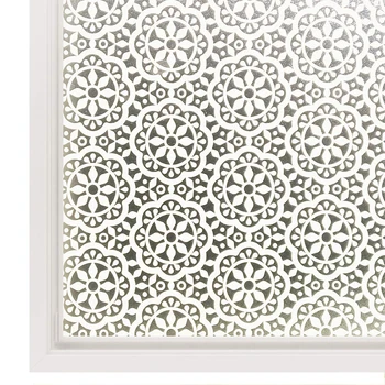

WXSHSH Privacy Window Film Non-Adhesive Glass Window Cling Decorative Static Glass Films for Home Bathroom Office Meeting Room