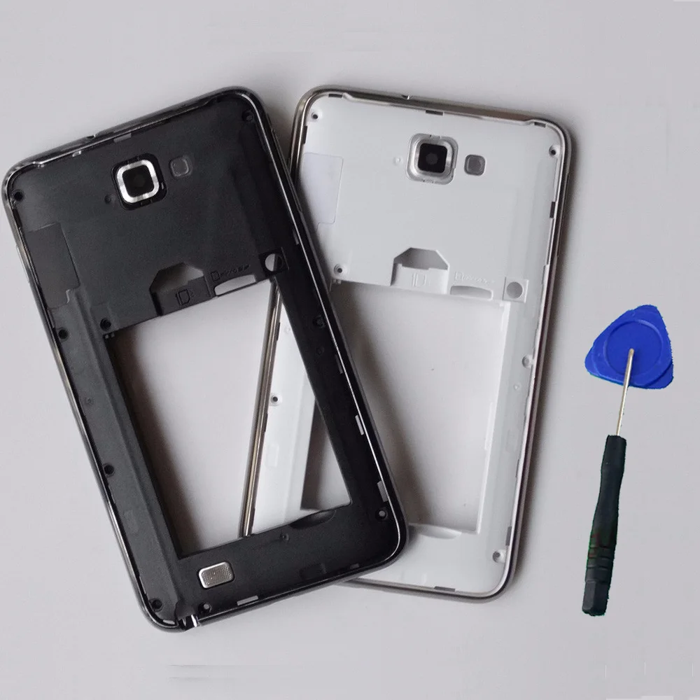 Для Samsung Galaxy Note 1 N7000 Оригинальная Фоторамка Корпус задняя крышка с кнопкой