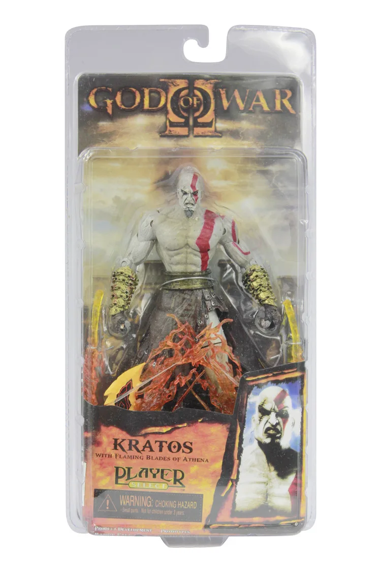 

High Quality NECA God of War Kratos in Ares Armor Blades PVC Action Figure Toy 7"18cm Free Shipping Model best gift
