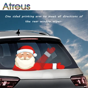 

Car Rear Window Wiper Decal Car Christmas Decoration Stickers for Suzuki Grand Vitara Swift SX4 Renault Duster Logan Captur kia