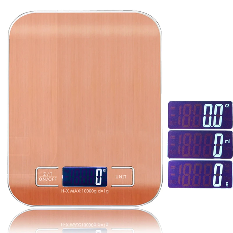 ЖК бытовые кухонные весы 10 кг/1 г Электронные цифровые весы для приготовления пищи Диета кулинарные весы со шкалой устройства
