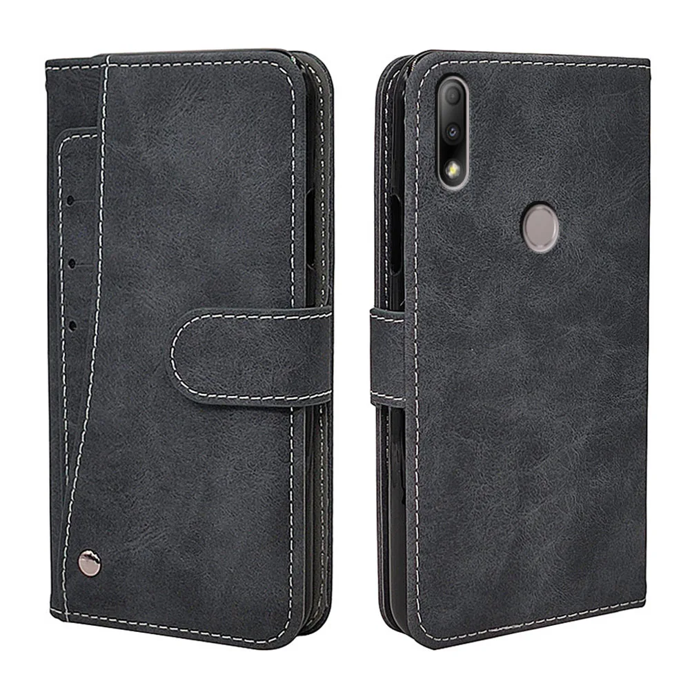 

Flip Vintage Leather Case For ASUS Zenfone Max Plus M2 ZB634KL Case Luxury Wallet Cover TPU For ASUS ZB634KL Fundas Phone Bag
