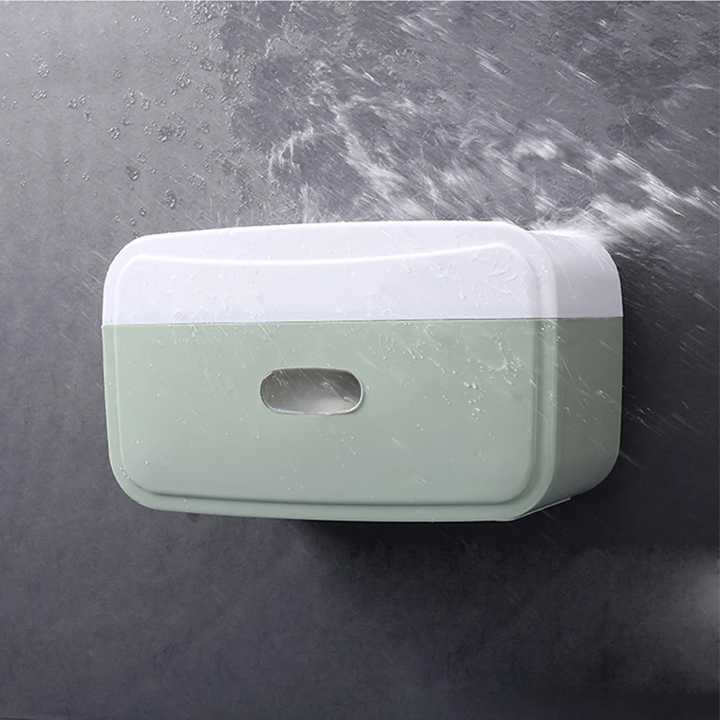 Держатель для туалетной бумаги коробка для салфеток присоска настенный диспенсер для салфеток органайзер ящик для хранения для ванной комнаты большая емкость Прямая поставка