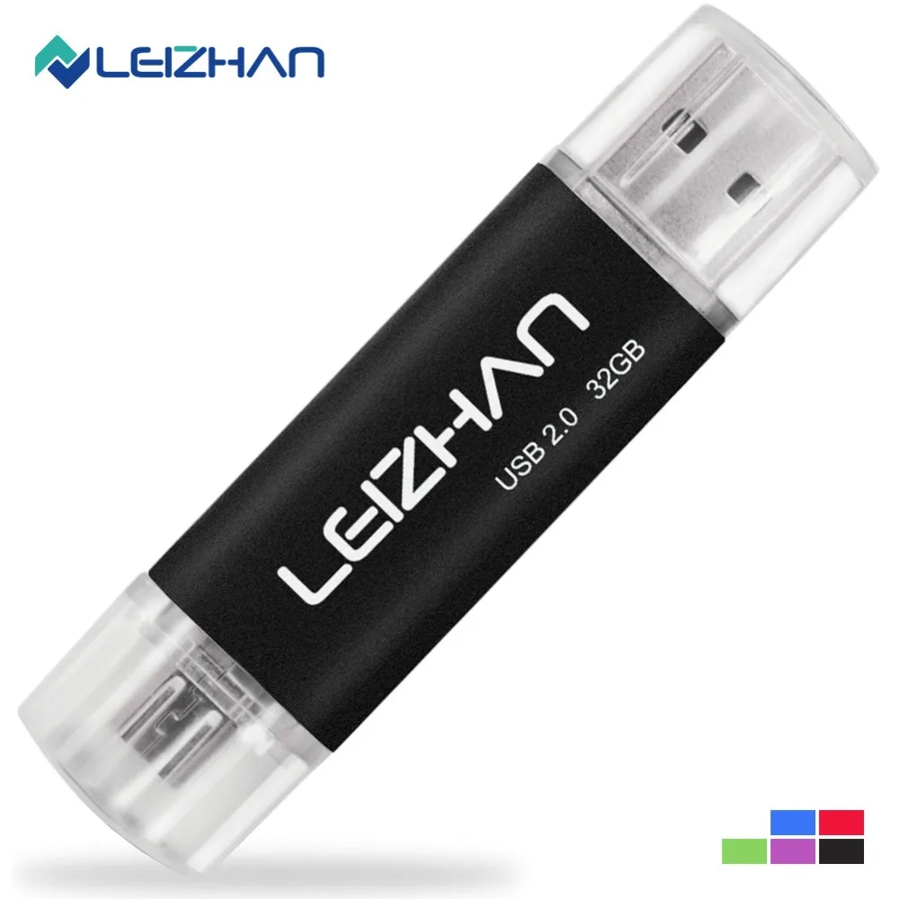 Флеш-накопитель LEIZHAN с Micro USB 128 ГБ для Samsung Galaxy S7 S6 S5 карта памяти телефона