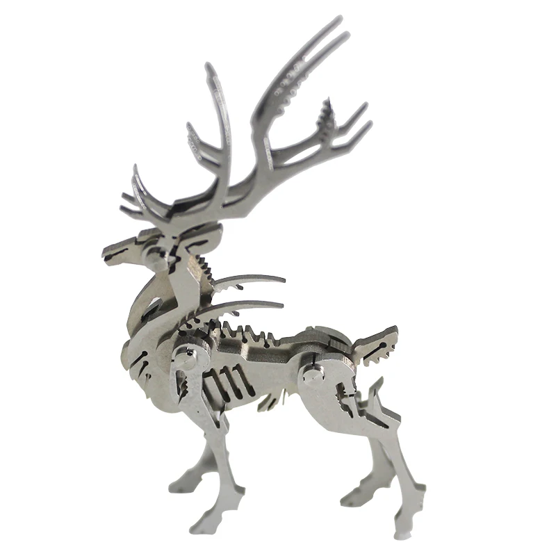 

Elk 3D Steel Metal Joint Mobility Miniature Model Kits Puzzle Toys Children Educational Boy Splicing Hobby Building