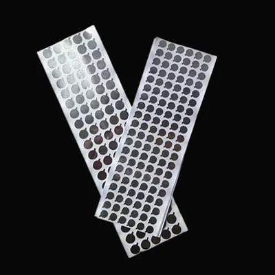 1sheets Size 9mm 11mm silver Aluminum foil sealing label, cosmetic soft ...