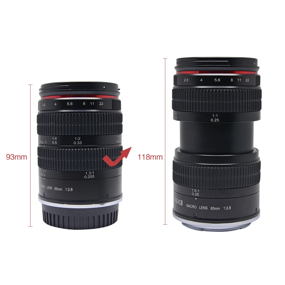 Meike MK-85mm F/2,8 Full Frame APS-C супер MediumTelephoto макрообъектив для Canon EF-Mount DSLR камера