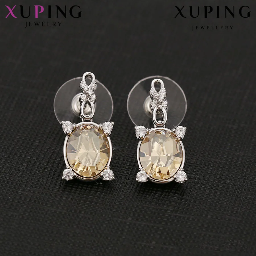 11 Deals Xuping Drop Earrings Lovely Crystals From Swarovski Product