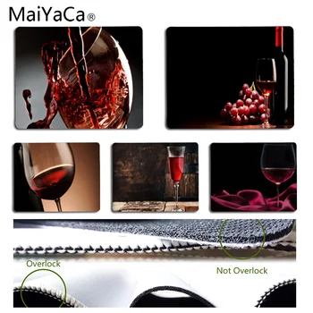 

MaiYaCa Delicious wine Durable Rubber Mouse Mat Pad Size for 25x29CM Speed Version Gaming Mousepads