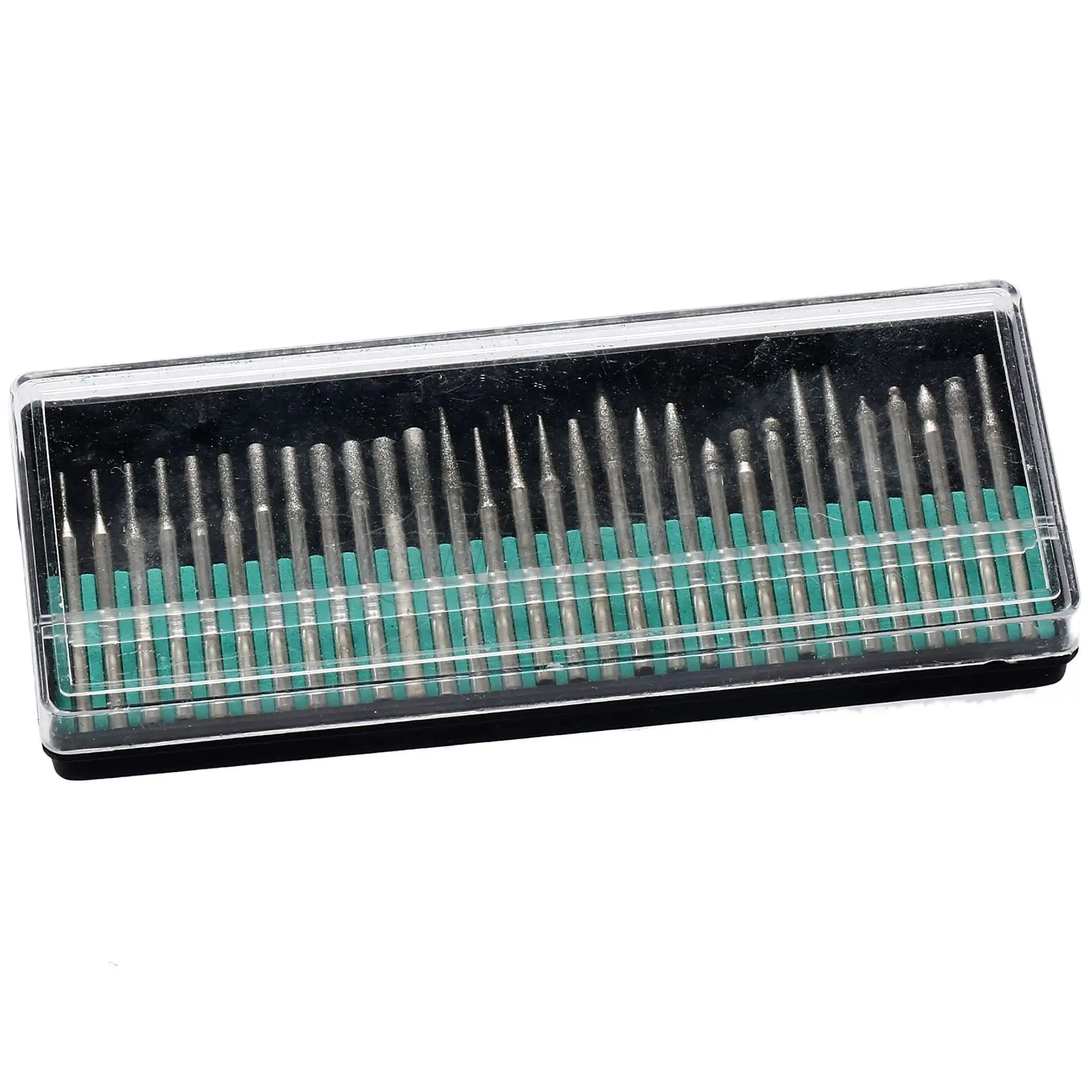 

30 THK Diamond Coated Rotary Point Points Burrs Burr Jewelry Dremel Rotary Tools Drill Tipped Engraving Tool