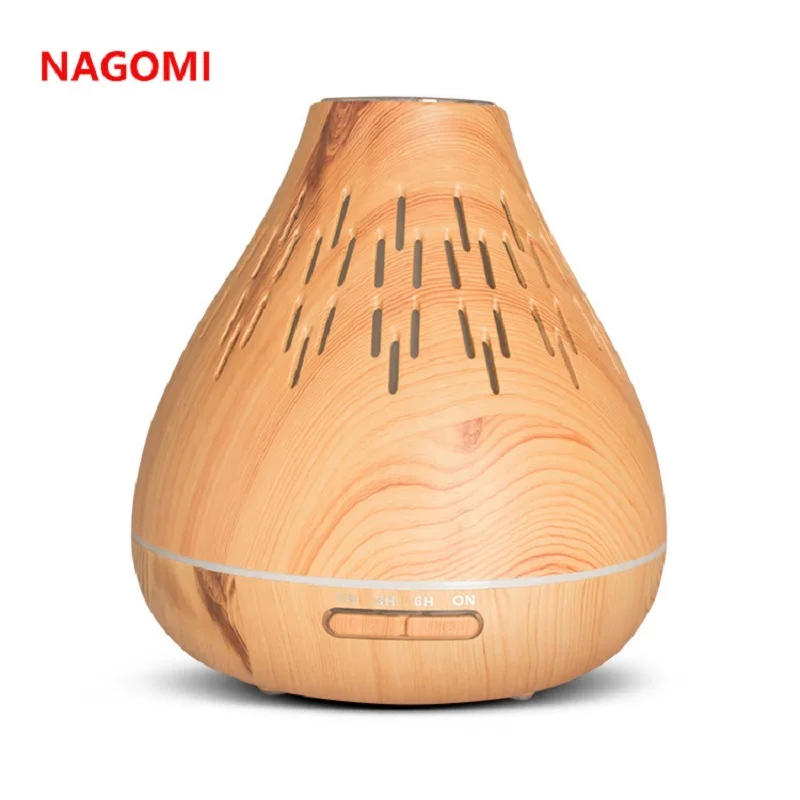 

500ML Ultrasonic Air Humidifier Aroma Essential Oil Diffuser Snow Mountain LED Night Light For Home Bedroom