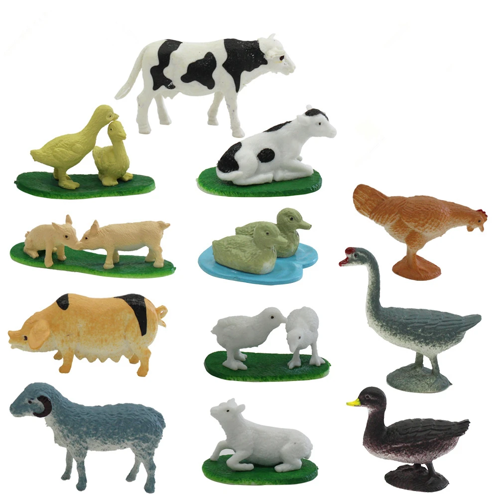 plastic monkey figurines