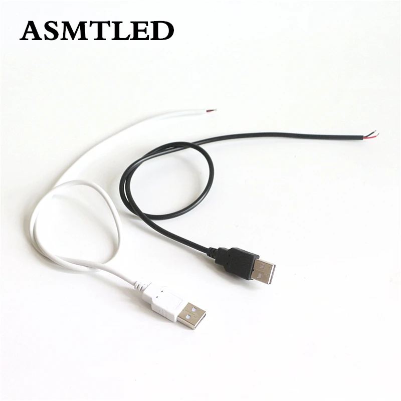 

SMD 5730 5630 5050 3528 3014 2835 Single Color Flexible LED Strip light DIY USB Connect Cable 50cm 100cm 2Pin Wire USB Connector