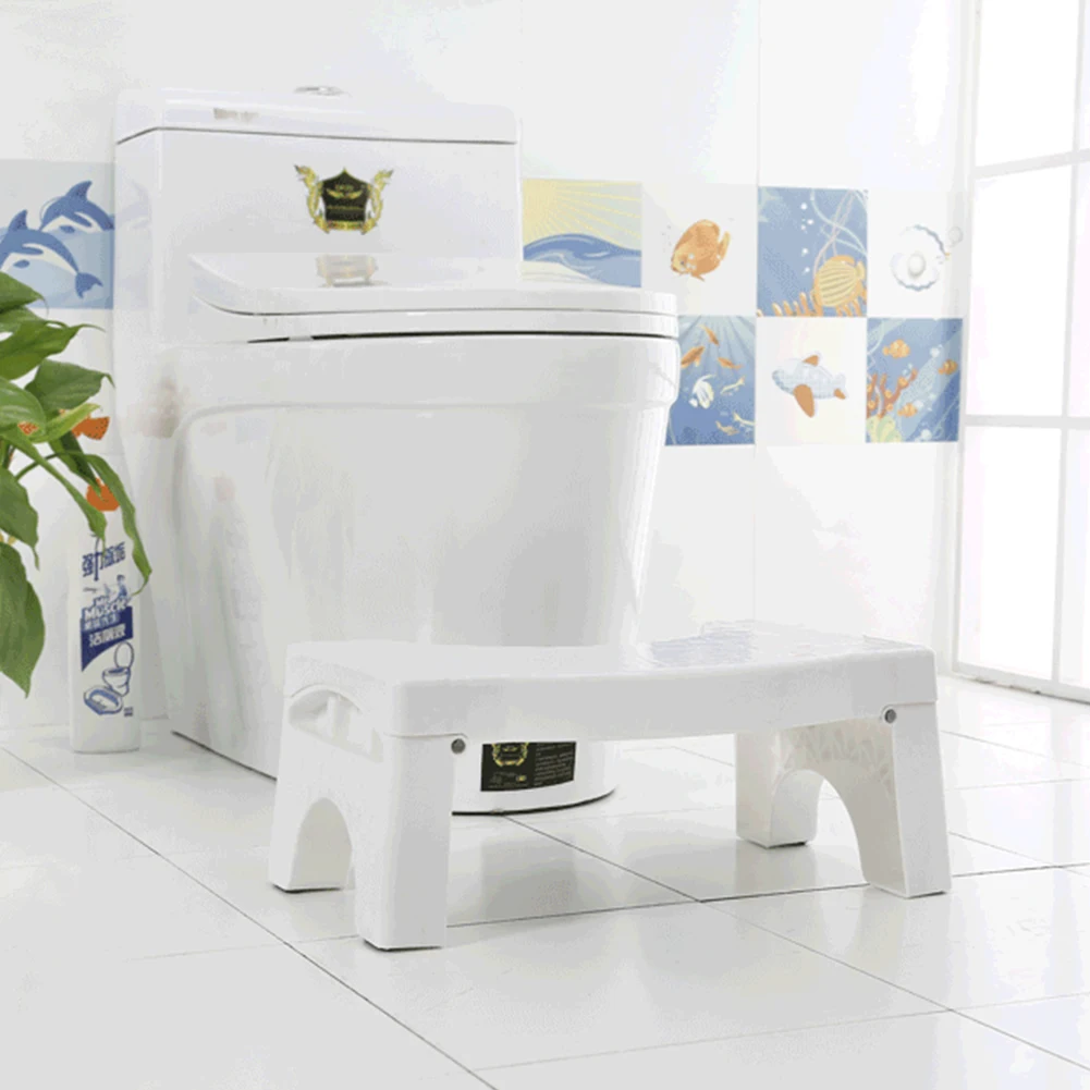 Best Potty Multifunction Foot For Kids Bathroom Aid Portable Round Plastic Toilet Stool Anti Constipation Squatting Folding Non Slip