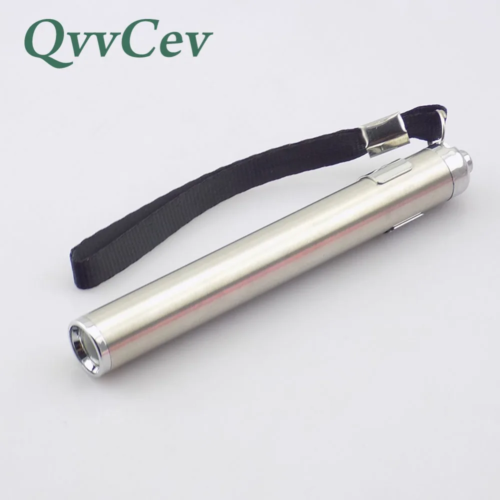 

Qvvcev High Power flashlight For Detection Portable Flashlight Penlight Mini LED Torch Pocket Light AAA battery White Light