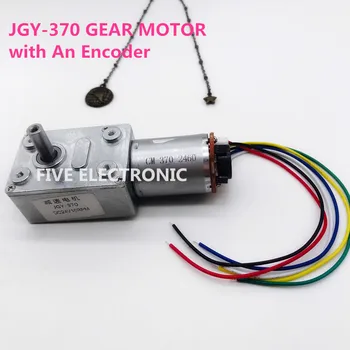 

JGY-370 Gear Motor with an encoder and self-locking metal gear for kitchen ventilator/range hood/smoke exhaust/DIY models