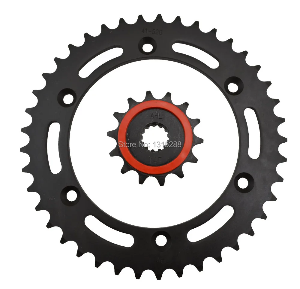 A Set Front & Rear Sprocket Kit For SUZUKI DRZ400 DR Z400 type 520 41