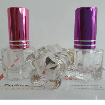 

5ml Small Exquisite Plum Transparent Glass Perfume Bottle with Spray Cosmetic Bottle 10PCS/LOT