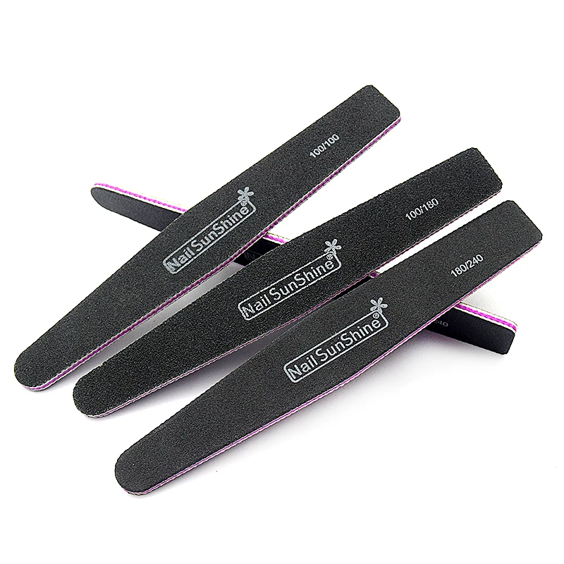 Lixa de Unhas Lixa de Diamante para Profissionais de Maquiagem Acessórios do Unha Desbaste 100 180 240 Cal Suprimentos Unhas Manicure 50 Pçs - Set 3 100 180 240 Cal Suprimentos Unhas Lixa