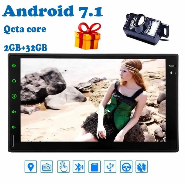 Best Offers Rear view camera+Android 7.1 Octa-core Car Stereo in dash 2Din 7" Car Audio Radio Car PC unit suppoprt GPS/Phone/DAB+/OBD2/WIFI Best Offers Rear view camera+Android 7.1 Octa-core Car Stereo in dash 2Din 7" Car Audio Radio Car PC unit suppoprt GPS/Phone/DAB+/OBD2/WIFI