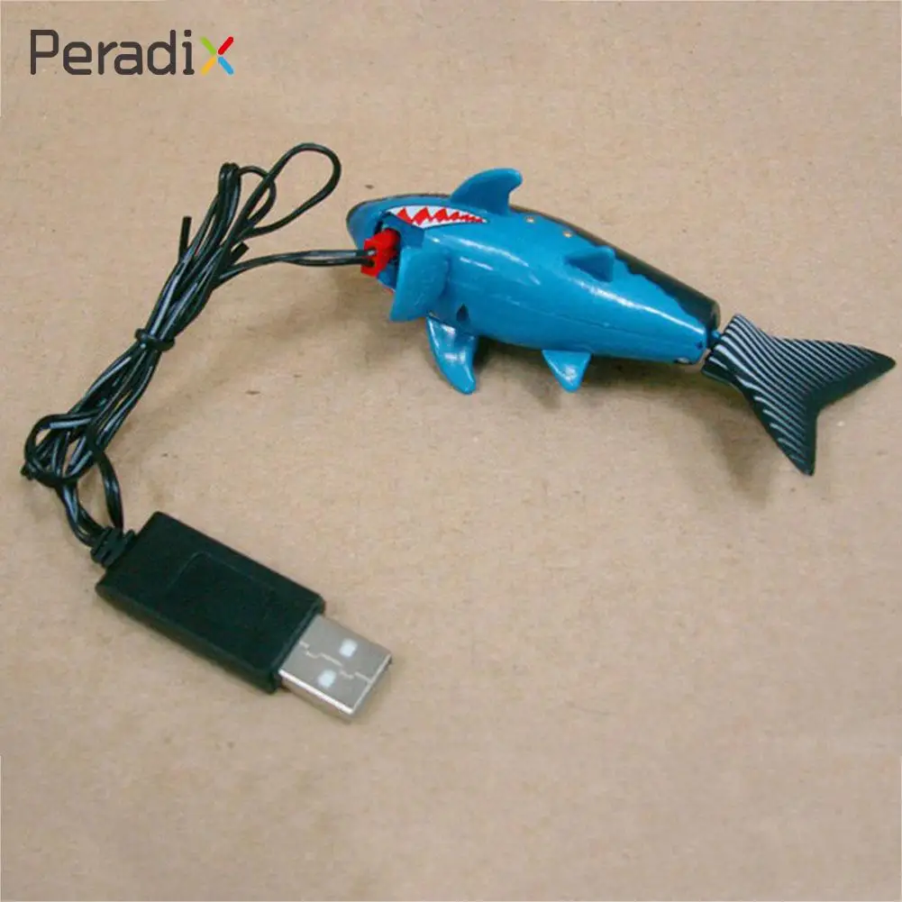 Кокса радио управления RC супер мини Электрический Электронный Акула рыбы лодка игрушка