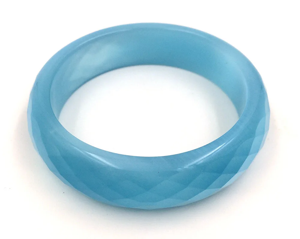 pearlized Glass vintage bangle bracelets women Red sea glass stone bangles bracelets summer style