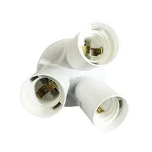 E27E40-3E27 3 в 1 базовое гнездо 110 V-240 V разветвитель для ламп розетка лампочка для светильников адаптер регулируемый держатель