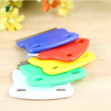 Тонкая нержавеющая сталь зубчатый противоблошиный гребень для животных стальная щетка кошка собака гребни для ухода за шерстью животных для котенка триммер волос кисти расческа для животных продукты