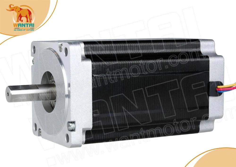 Фото CNC Wantai 3-осевой шаговый двигатель Nema34 85BYGH450C-060 1700oz-in 151 мм 6A фрезерный станок с ЧПУ гравировка №2