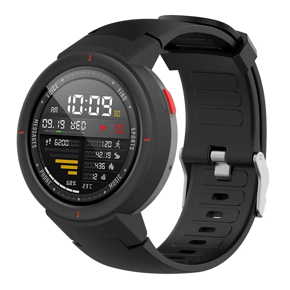 Силиконовый ремешок для часов Ремешок для Huami 3 Smartwatch amazfit verge(A1801) Замена 10 цветов браслет на запястье ремешки