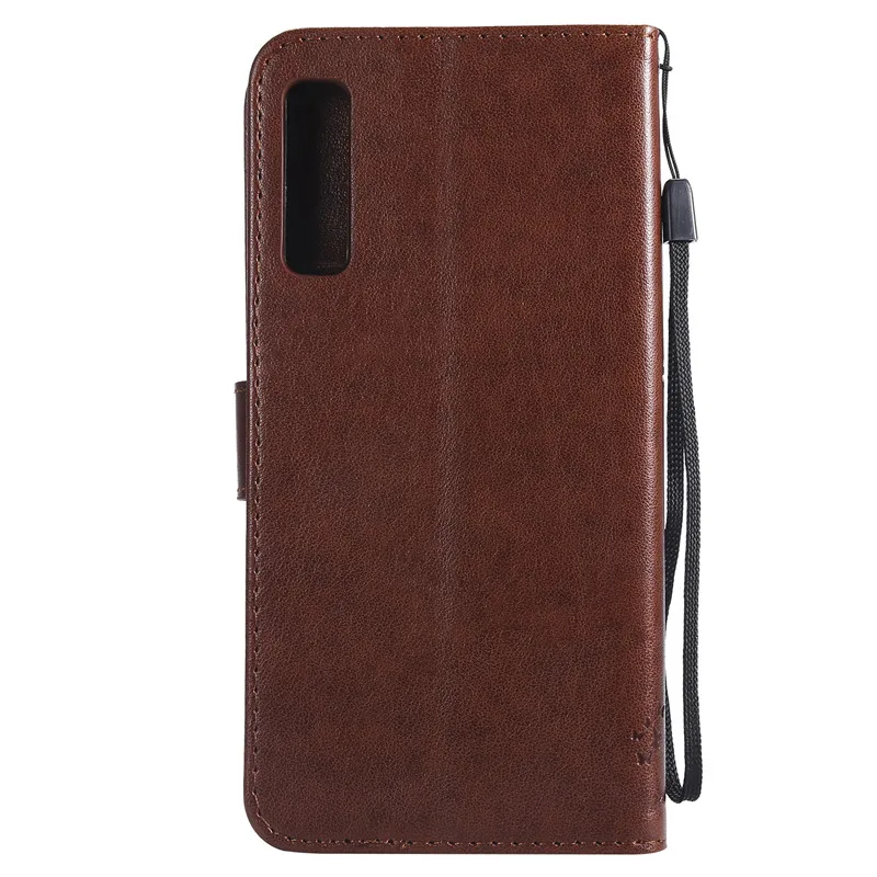 Flip Leather Case For Samsung Galaxy A7 2018 A750 Phone Case For Samsung A7 2018 Pattern Luxury Wallet Cover Stand Phone Cases (15)