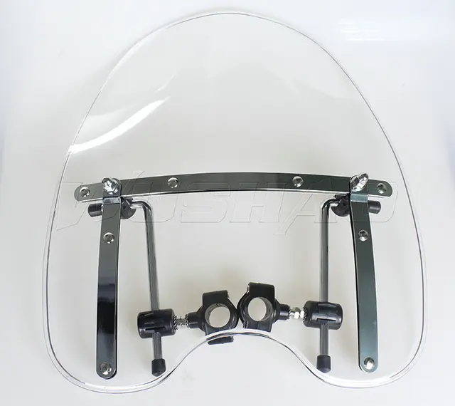 Motorcycle Windshield Windscreen For Harley Davidson Fatboy Lo Dyna