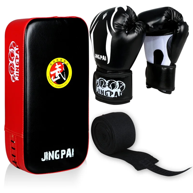 

MMA Boxing Gloves+target+hand wraps one set Men/Women Sandbag/Taekwondo/Muay Thai/Fight/Boxe De Luva Training Sports Equipments